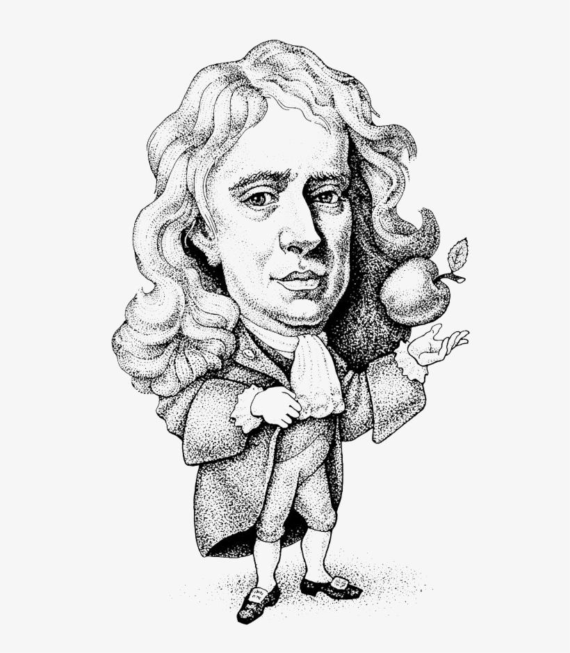 Hasil Gambar Untuk Kisah Inspirasi Isaac Newton - Isaac Newton, transparent png #3559806