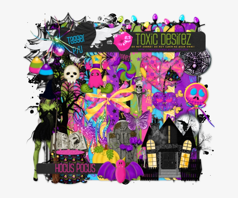 Hocus Pocus Larger Image - Felties, transparent png #3560399