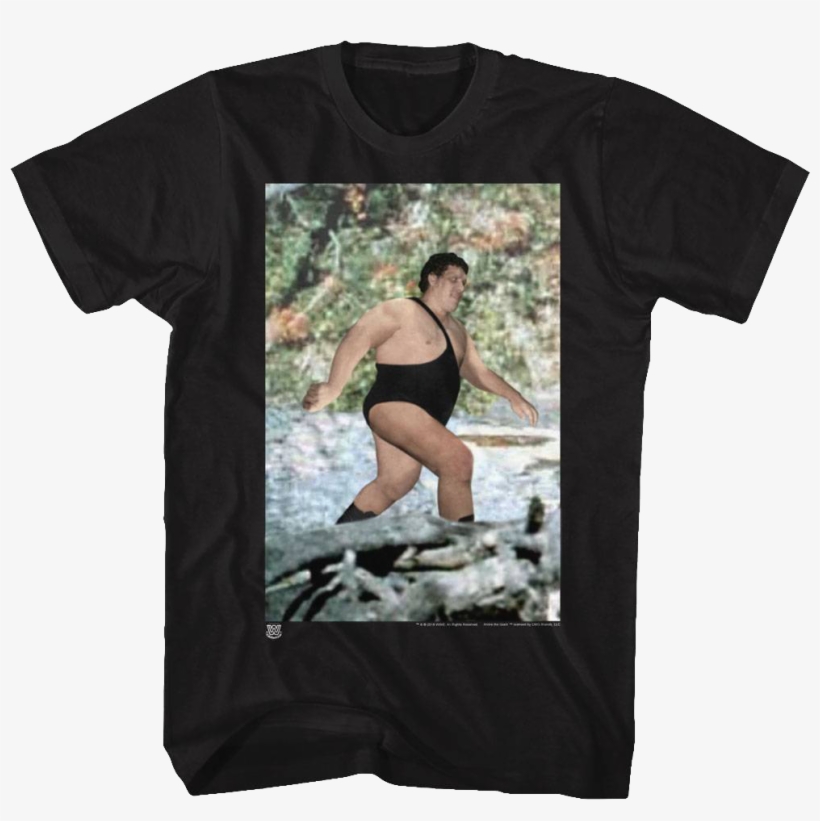 Bigfoot Andre The Giant T-shirt - Clubber Lang Real Man, transparent png #3560929