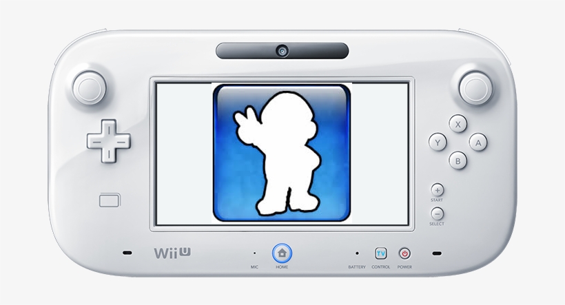 Nintendo Wii U Gamepad White (certified Refurbished), transparent png #3561241