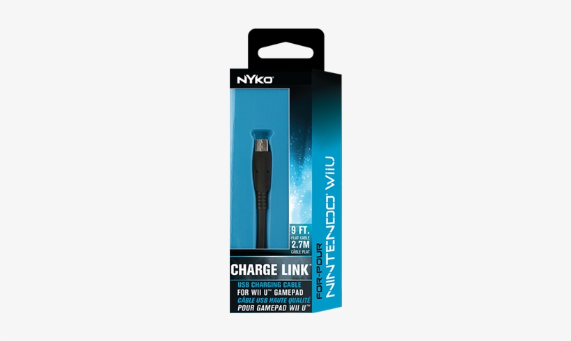 Wii U Charge Link - Nyko Charge Link For Wii U, transparent png #3561446