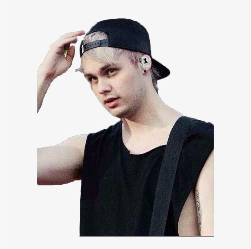 #майкл Клиффорд #michael Clifford #5 Seconds Of Summer - Michael Clifford With Cap, transparent png #3561539