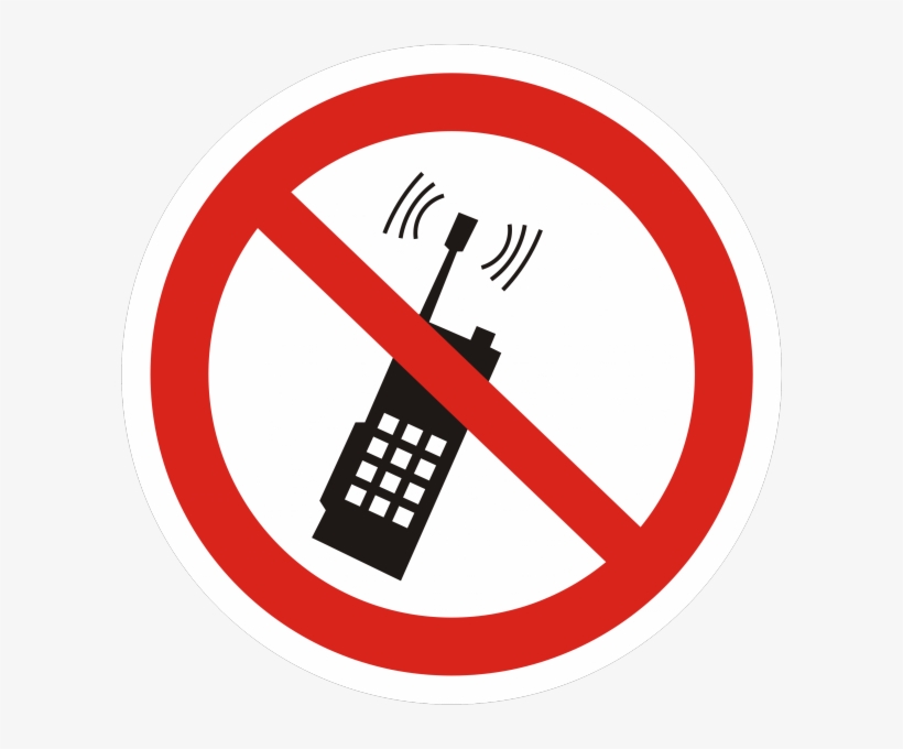 Знак "запрещено Пользоваться Мобильным Телефоном" - Prohibition Sign, transparent png #3561663