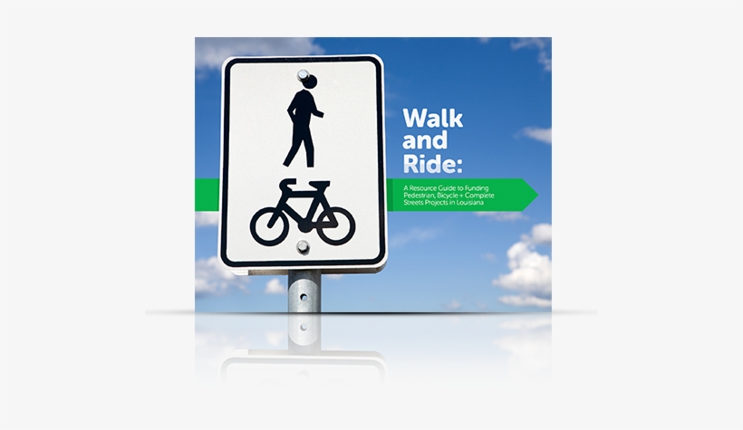Walk Ride Guide No Bkgd - Bicycle Path Signs - Man & Bike Symbols, transparent png #3562179