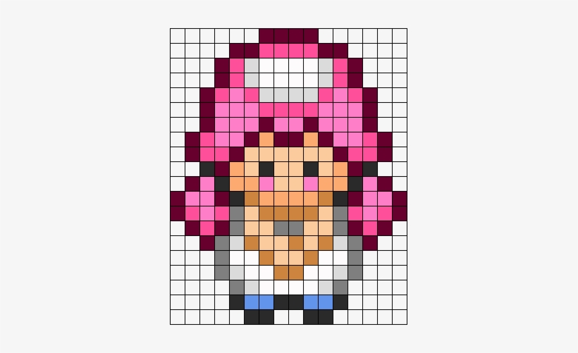 Nurse Joy Perler Bead Pattern / Bead Sprite - Pokemon Fire Red Nurse Joy Sprites, transparent png #3562182