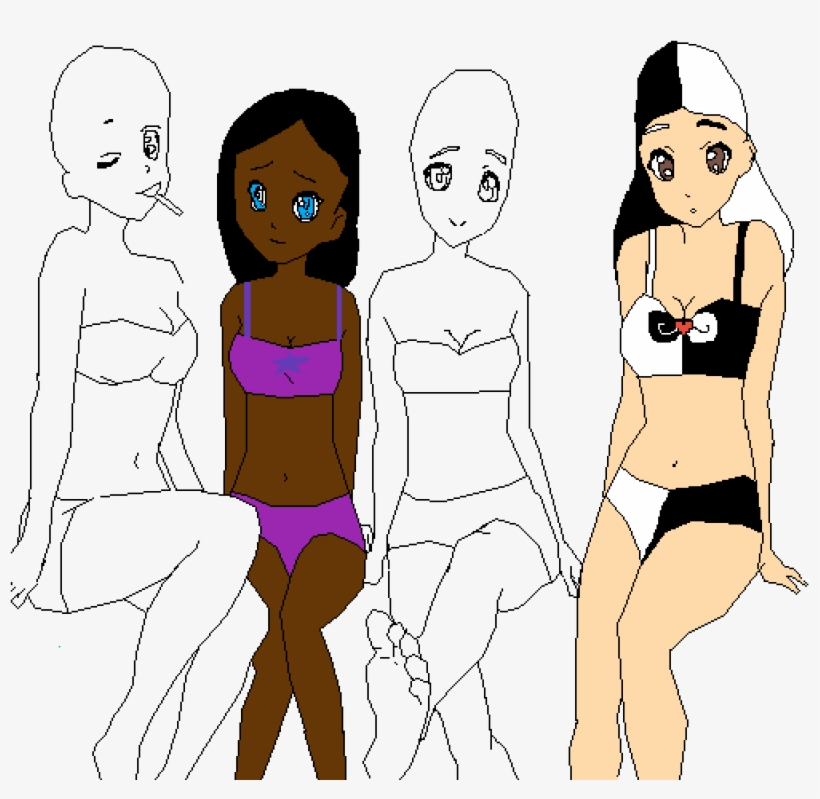 Swimsuits I Was To Lazy To Draw The Pool - Anime, transparent png #3563029