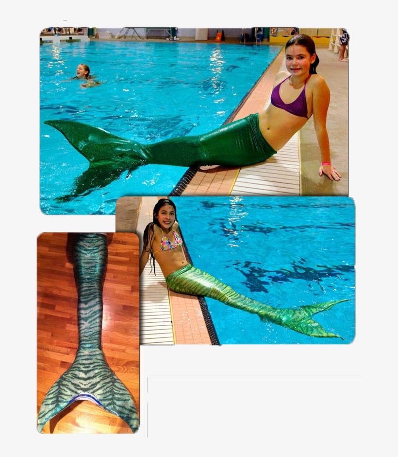 The Green Tail - 3 Fins Mermaid Tails, transparent png #3563054