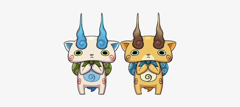 Ok I Learned A Bit About These Little Guys While On - Yokai Watch Komasan And Komajiro, transparent png #3563602