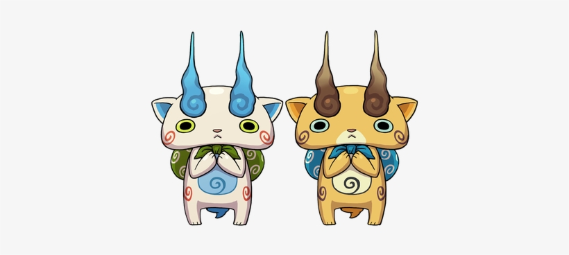 Ok I Learned A Bit About These Little Guys While On - Yokai Watch Komasan And Komajiro, transparent png #3563602