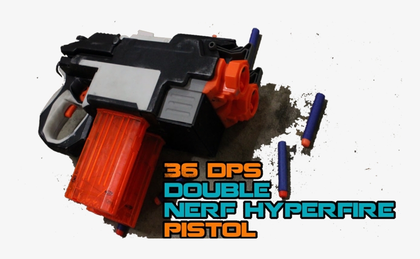 Nerf Elite Hyperfire Mod - Nerf N-strike Elite Hyperfire Blaster, transparent png #3563806