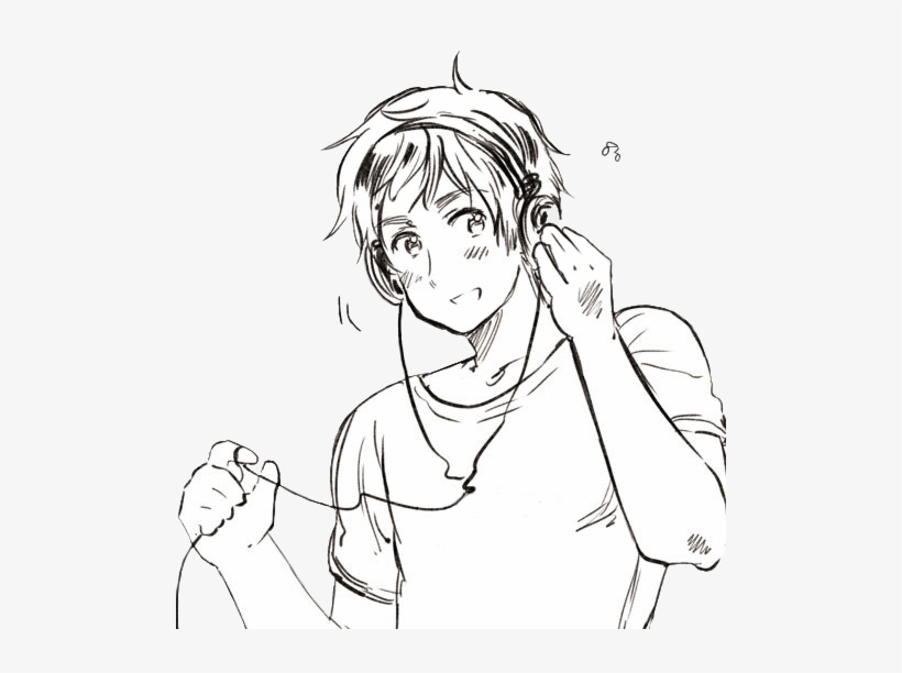 Enjoy Some Funny Texts From The Hetalia Characters, - Hetalia Black And White Png, transparent png #3564370