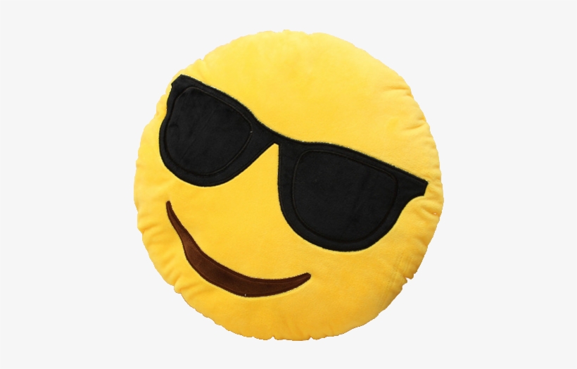 Emoji Sunglasses Pillow Getonfleek - Emoji, transparent png #3565286