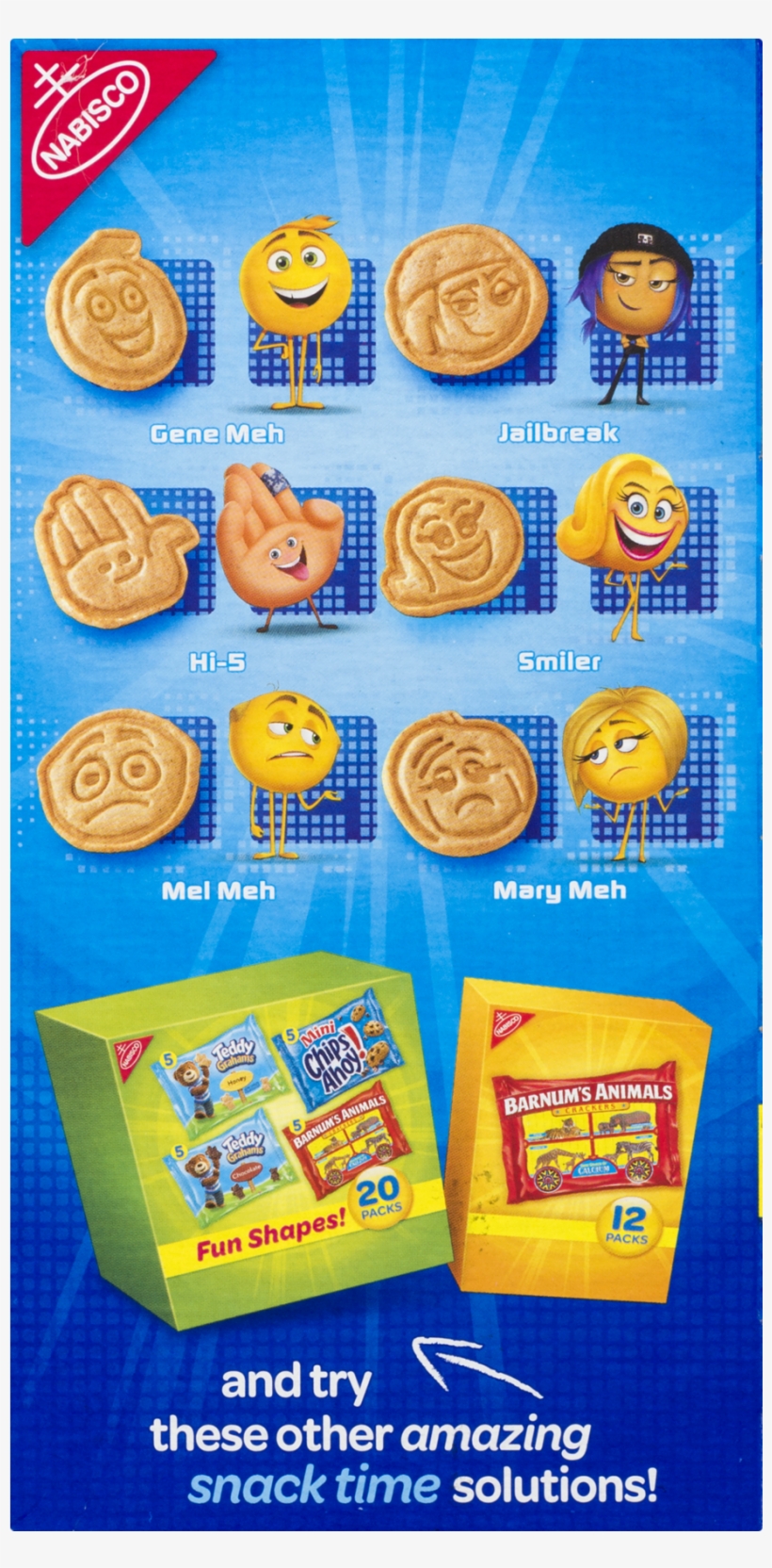 Honey Maid The Emoji Movie Graham Snacks, - Nabisco Teddy Grahams Snacks, Honey - 12 Count, 12, transparent png #3565446