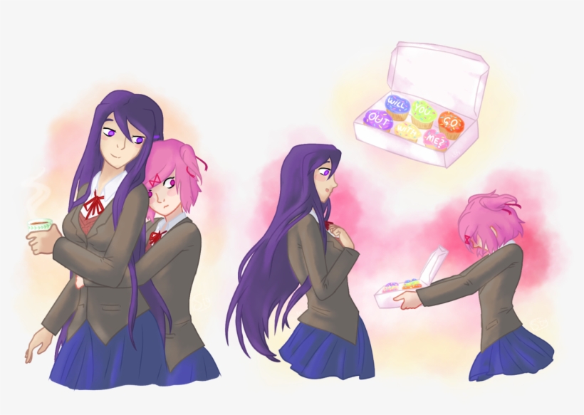 Yuri Appreciation Club Shvareidow - Doki Doki Yuri X Natsuki, transparent png #3565732