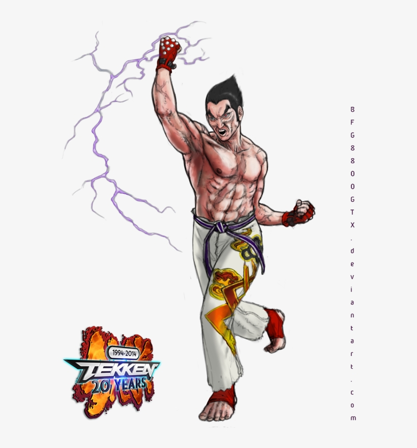 Kazuya Mishima Tekken Anniversary On Game Art Hq - Tekken Kazuya Concept Art, transparent png #3566077