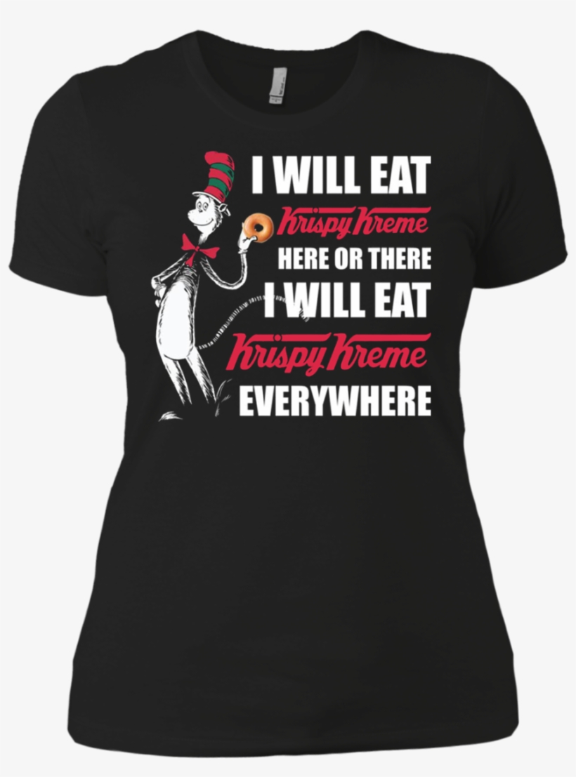 Dr Seuss I Will Eat Krispy Kreme Here Or There Shirt - Supreme Deadpool T Shirt, transparent png #3566096
