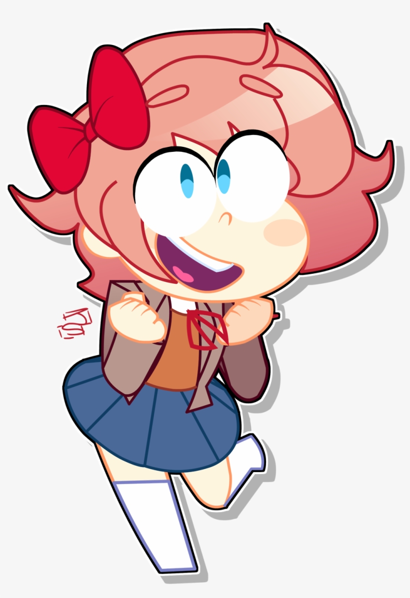 Jakeneutron - Sayori Doki Doki, transparent png #3566116