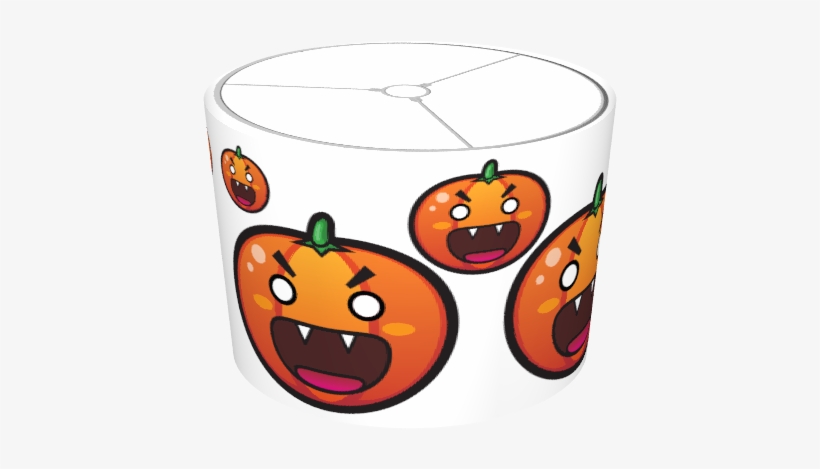 Evil Pumpkin Lampshade - Cartoon, transparent png #3566142