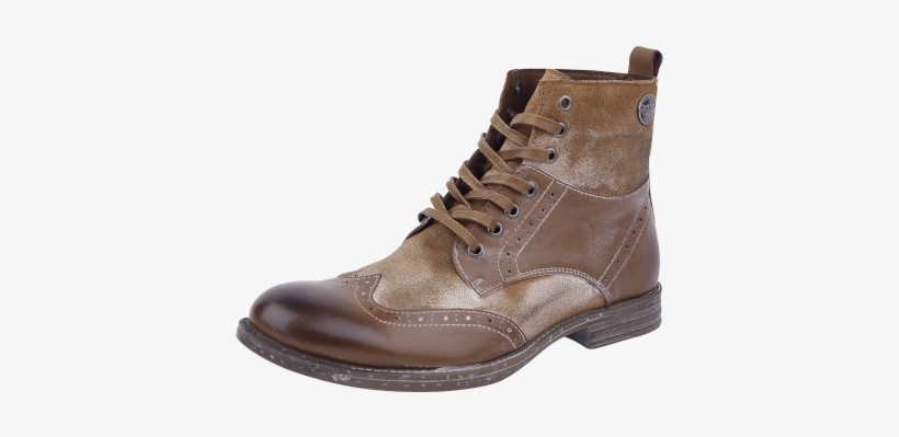 Vintage Lace-up Boots Men Boot Brown Leather Rock Rebel - Rock Rebel By Emp Rockabilly Boot - Vintage Lace-up, transparent png #3566956