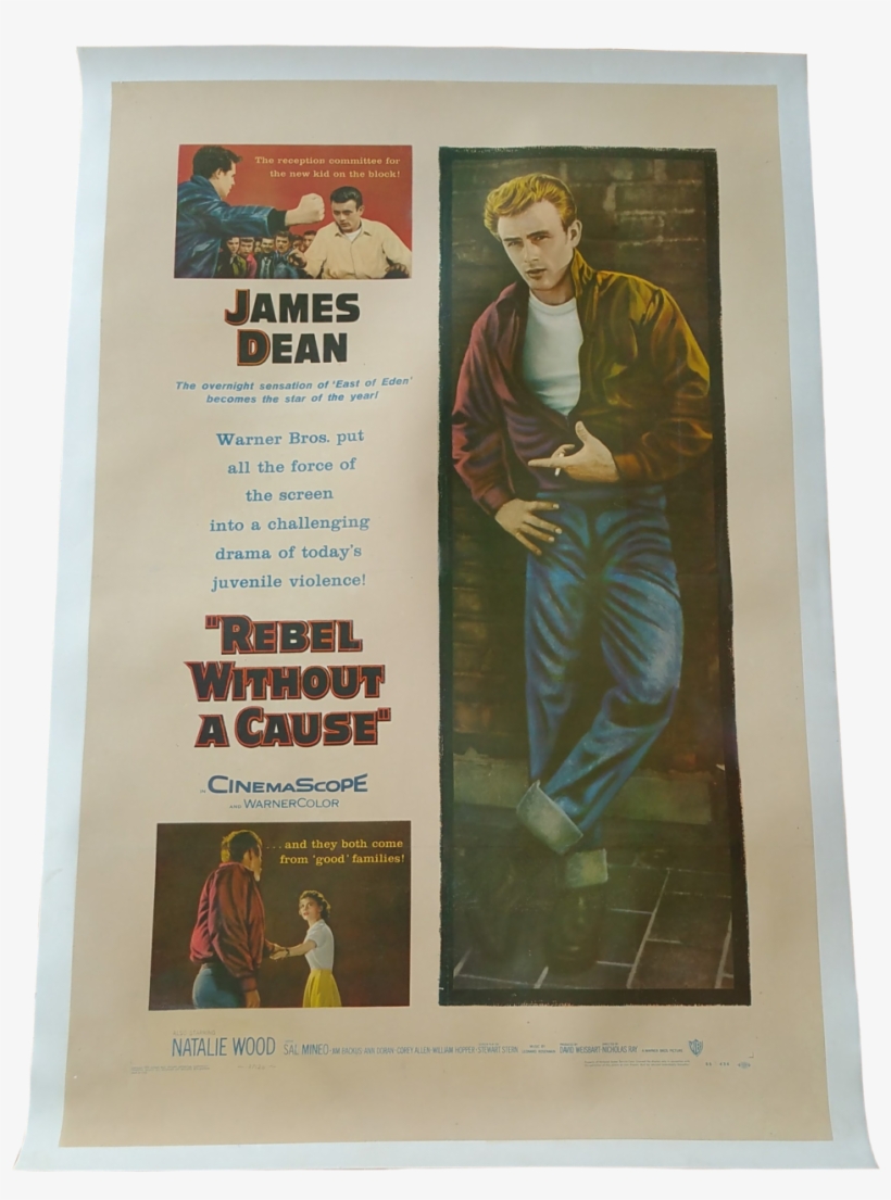 James Dean - Rebel Without A Cause Poster, transparent png #3567230