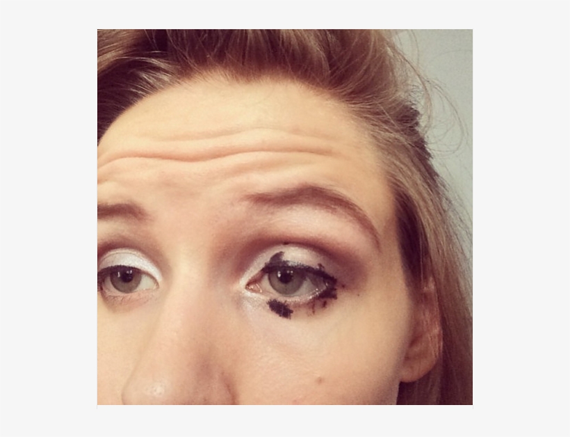 17 Times Tumblr Understood How Much You Hate Makeup - Girl, transparent png #3567233