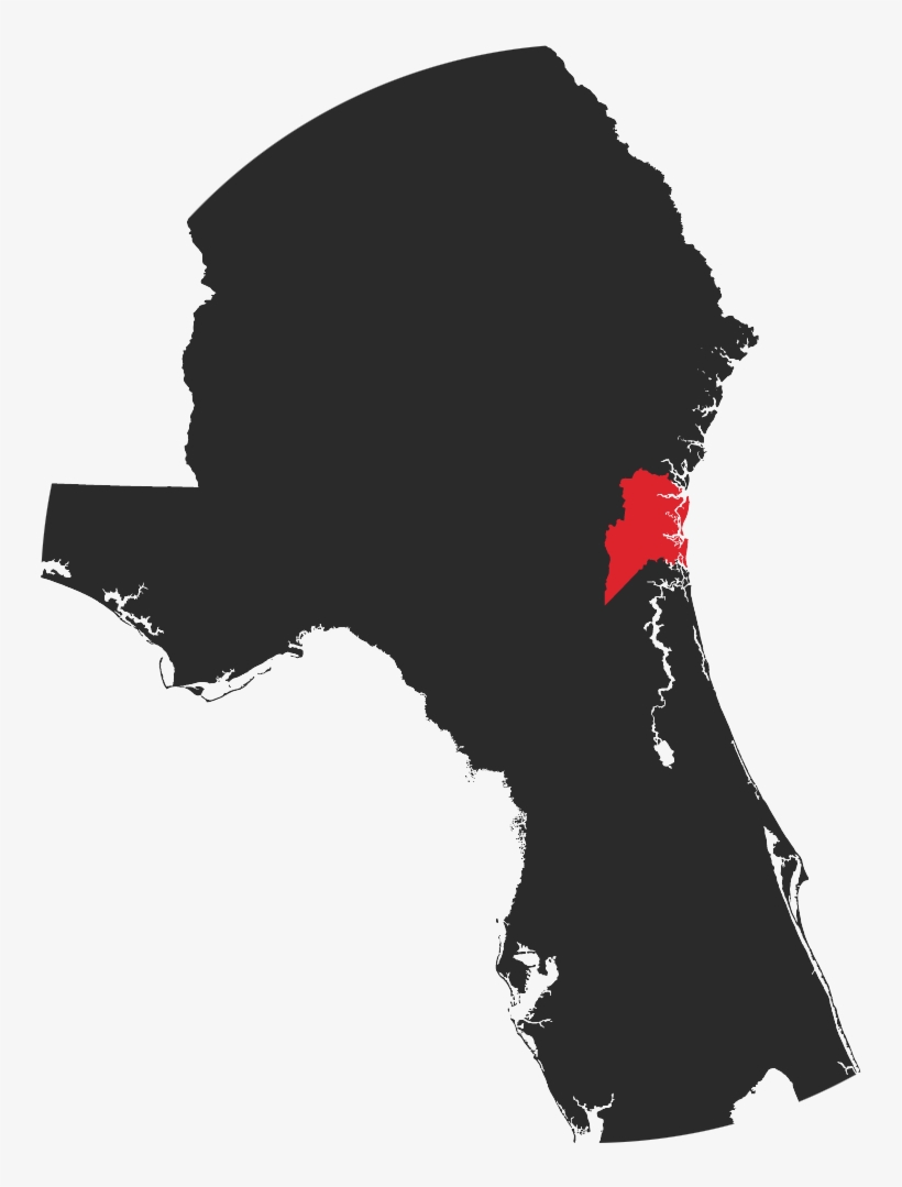 Florida And Georgia - Map Of Florida, transparent png #3567777
