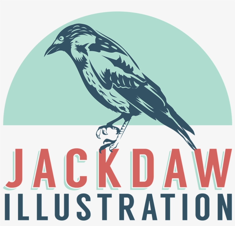 Jackdaw Illustration - Illustration, transparent png #3568381