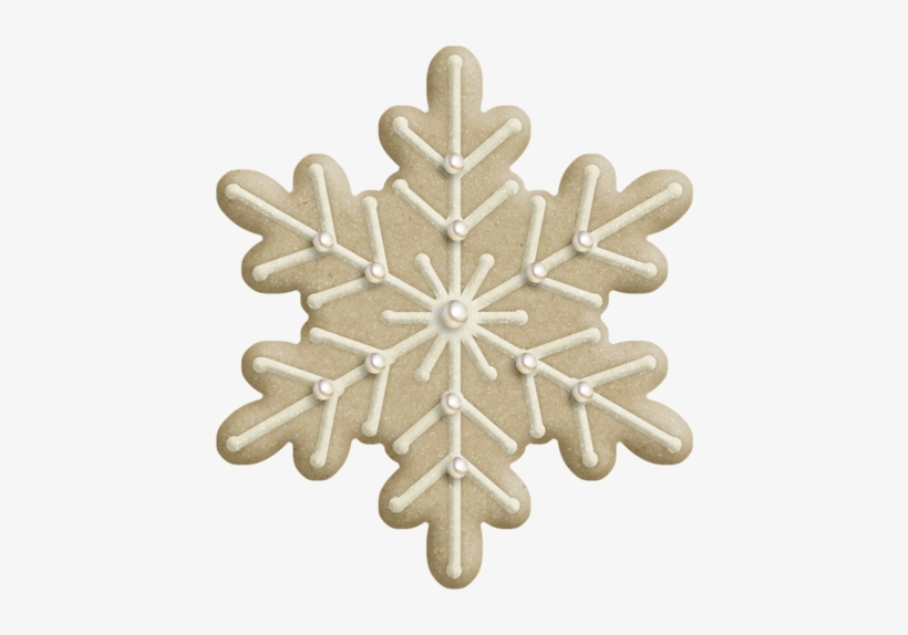 Estrellas De Navidad Y Copos De Nieve - Christmas Cookie Png, transparent png #3568599