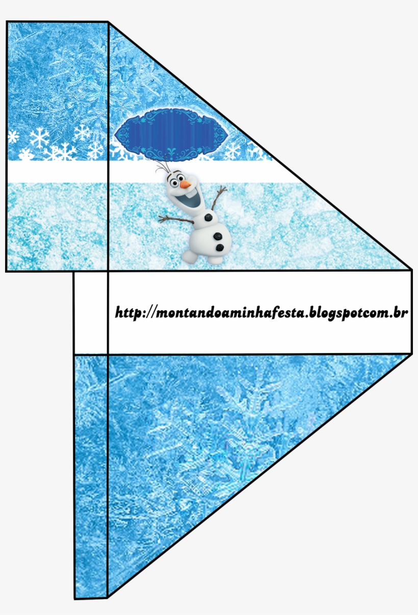 Montando Minha Festa - Porta Guardanapo Frozen Para Imprimir, transparent png #3568747