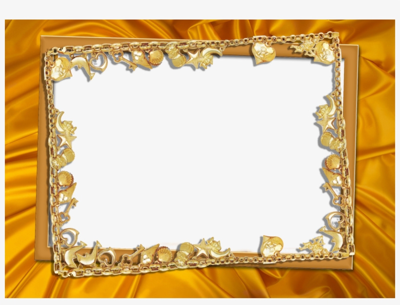 Frames Douradas, Linda Para Casamento, Aniversários, - Gold Frames For Photoshop, transparent png #3568981