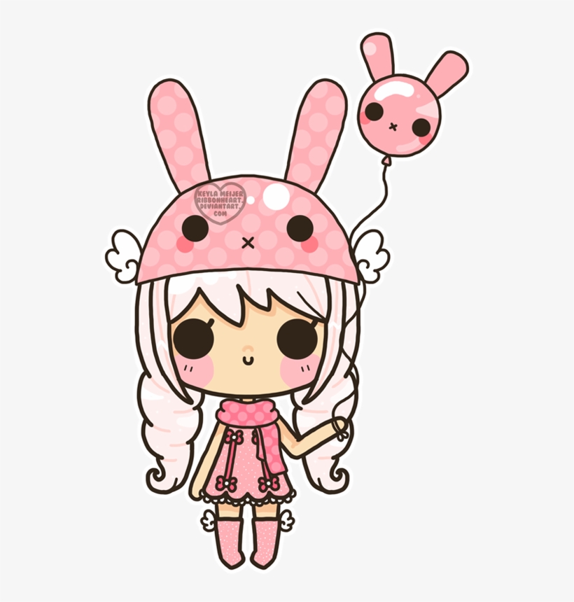 Png Cute Girl - Cute Girl Drawing Chibi, transparent png #3569292