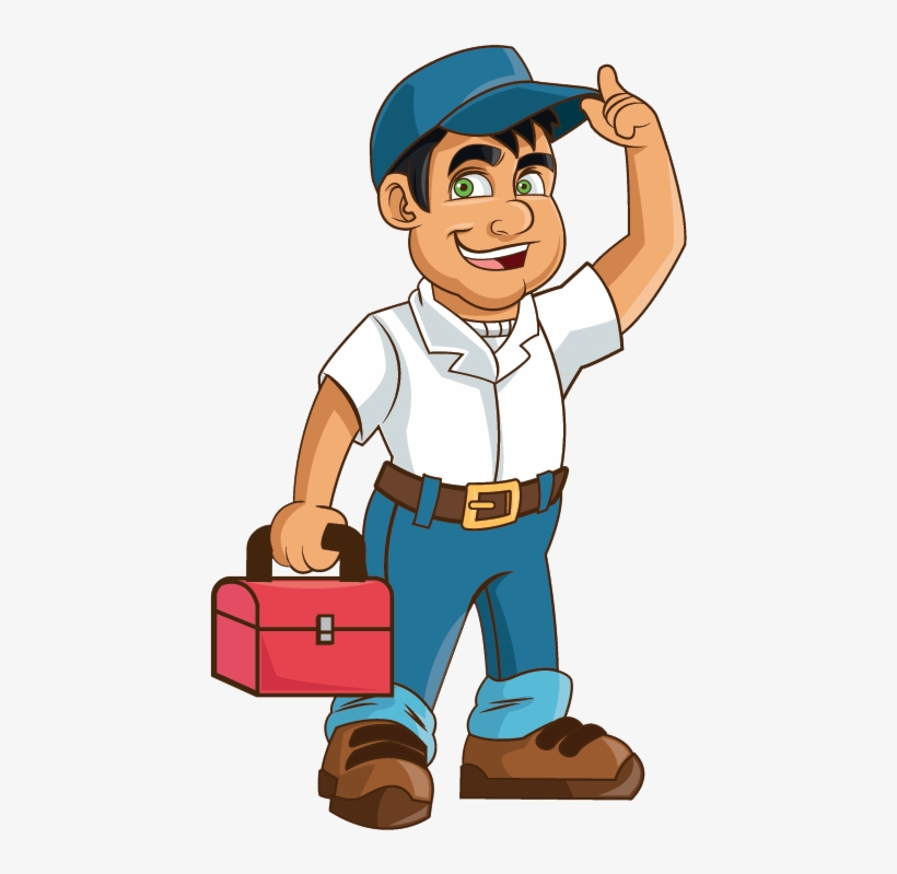 Employment - Plumber - Hombre Con Caja De Herramientas Animado, transparent png #3569393