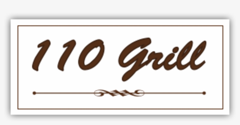 110 Grill Logo, transparent png #3569431