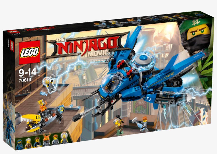 Ninjago 70614 Tbc, A, , Large - Lego 70614 Ninjago Movie Jay's Lightning Jet, transparent png #3569665