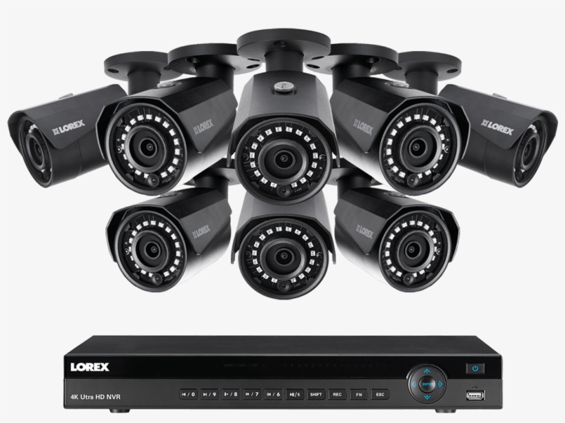 2k Ip Security Camera System With 8 Channel Nvr And - Lorex 2k Hd Ip Security Camera System, transparent png #3569955