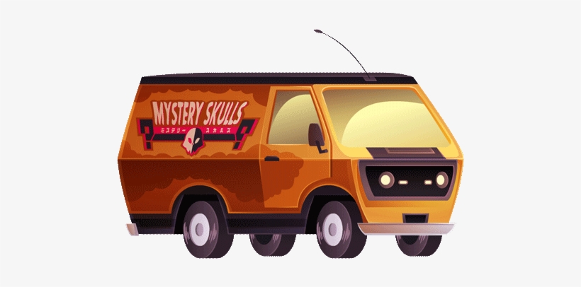 Mystery Skulls Van - Mystery Skulls Ghost Van, transparent png #3570253