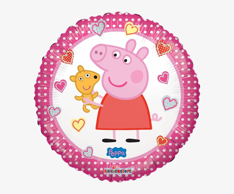 Globo Pepa Rosado Redondo - Peppa Pig, transparent png #3570376