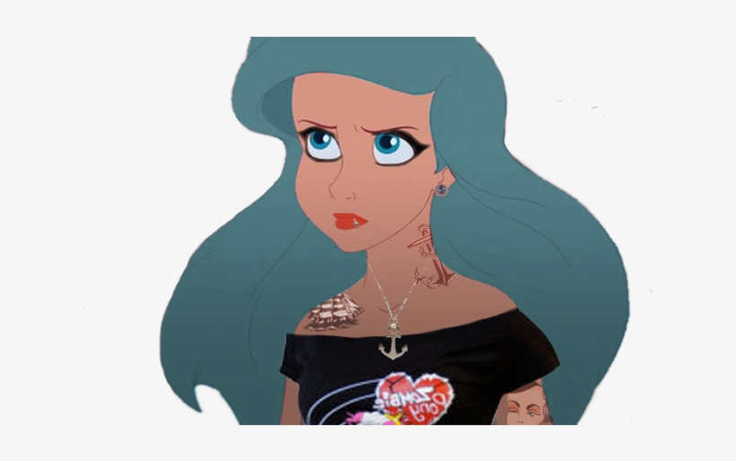 Drawn Alice In Wonderland Punk Rock Pencil And In Color - Punk Edit Disney Princess, transparent png #3570616