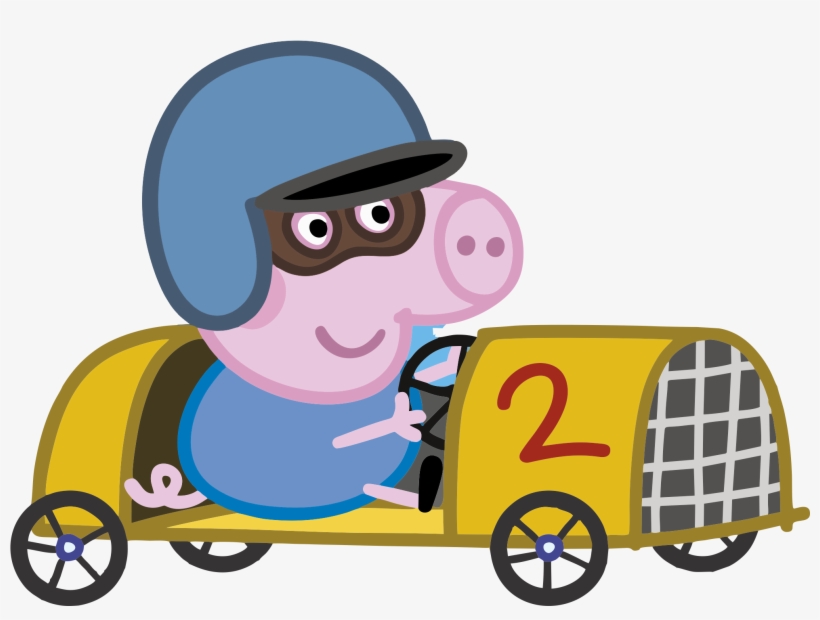 Papai Pig - - Peppa Pig Slow Down, George Book, transparent png #3570934