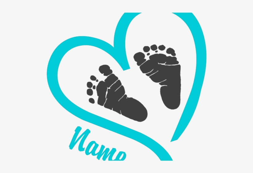 Light Blue Clipart Blue Baby Foot - Baby Footprints Svg Free, transparent png #3571081
