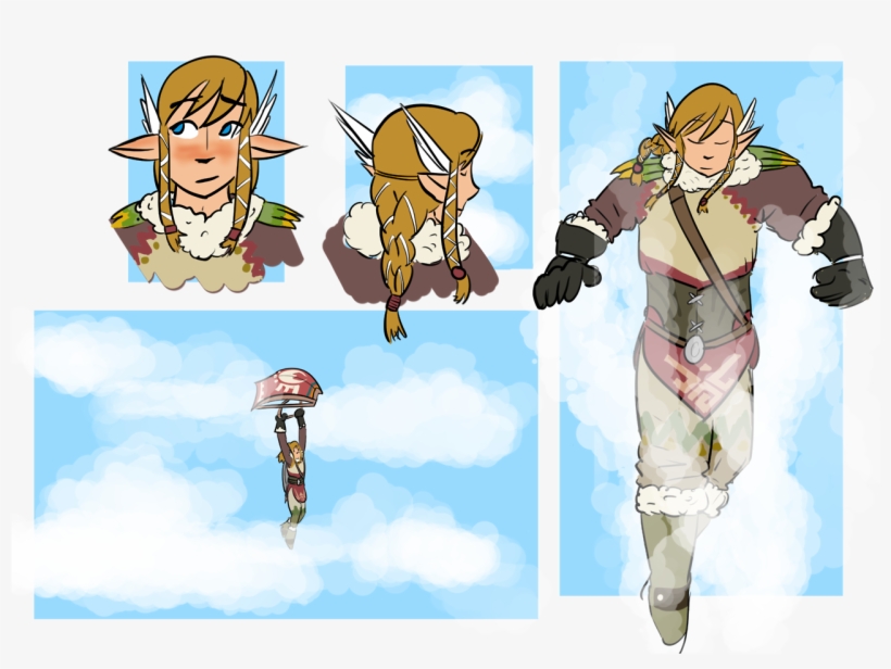 All Links Are Cute But Rito Link Is The Cutest Link - Rito Link Botw, transparent png #3571598