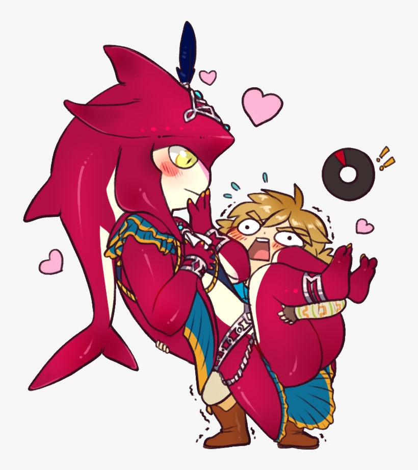 Breath Of The Wild Prince Sidon X Link, transparent png #3571733