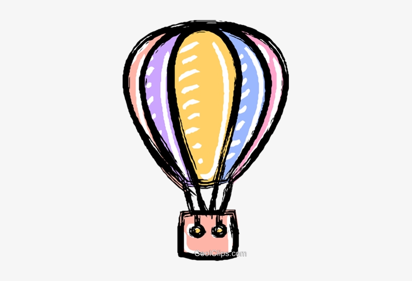 Balão De Ar Quente Livre De Direitos Vetores Clip Art - Balão De Ar Quente Png, transparent png #3572283
