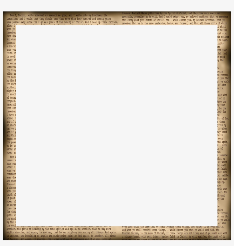 Free Newsprint Square Digital Scrapbook Frame - Gold, transparent png #3572373