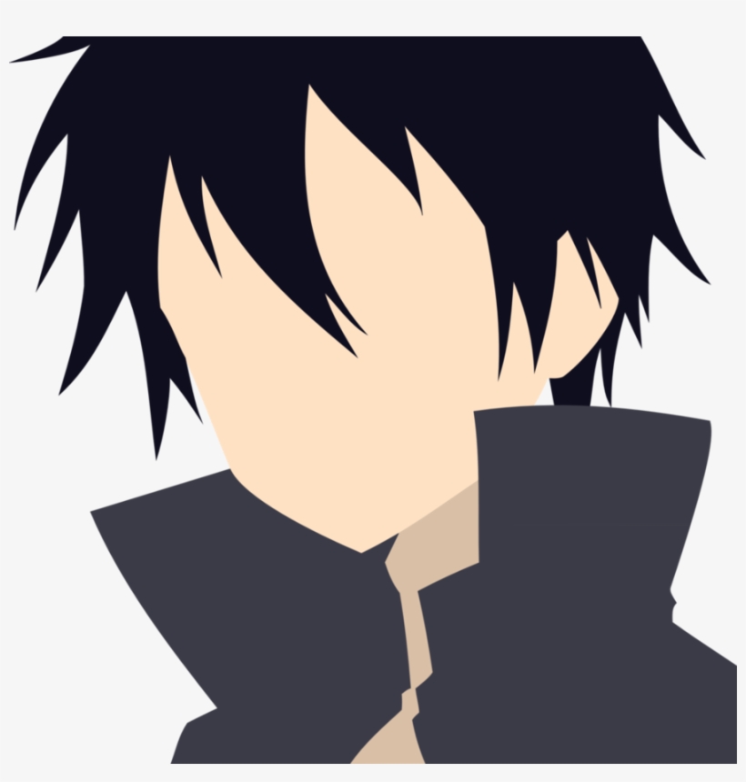 Sword Art Online Kirito Vector - Sword Art Online Kirito Hair, transparent png #3573073