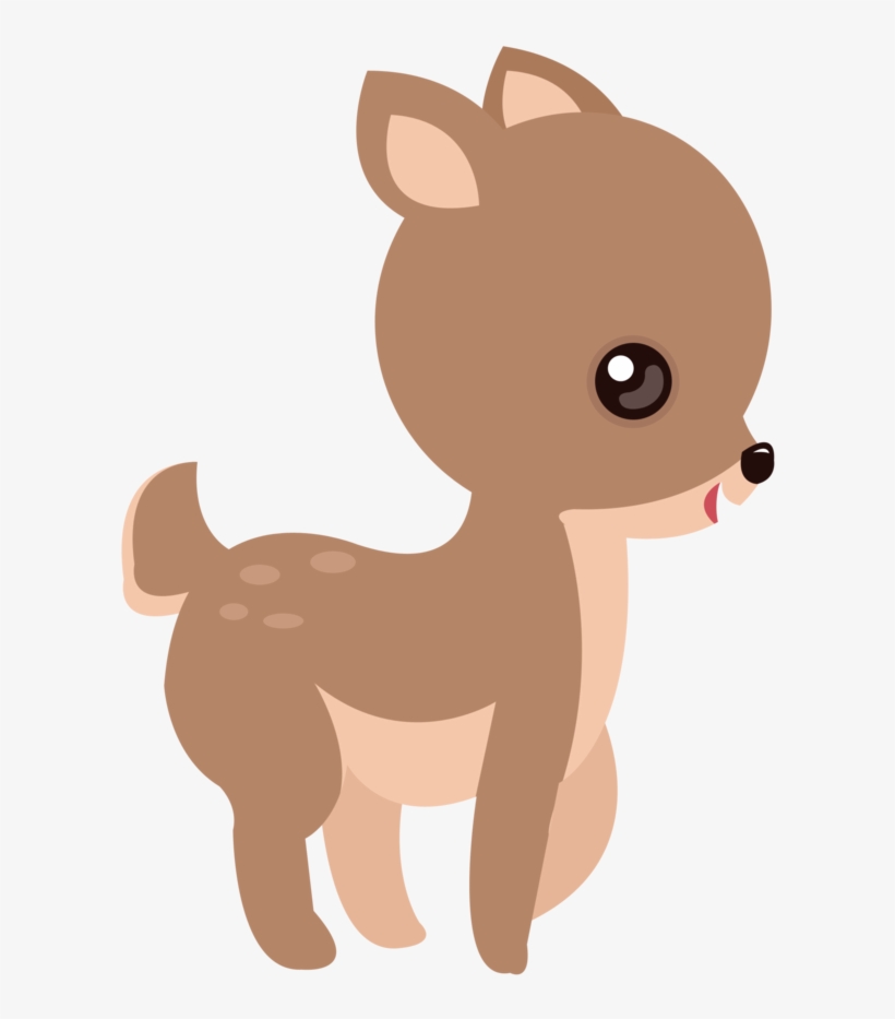 Kit Digital Branca De Neve - Baby Deer Clipart Png, transparent png #3573163