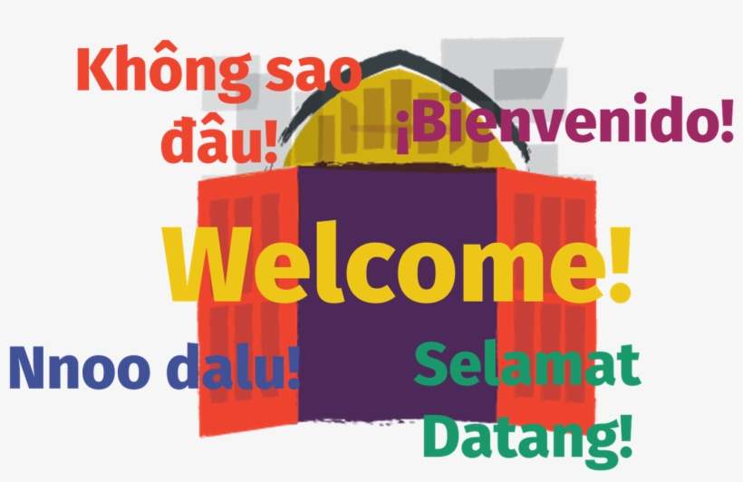Although Welcoming Persons Of All Backgrounds, Creeds - Graphic Design, transparent png #3573212