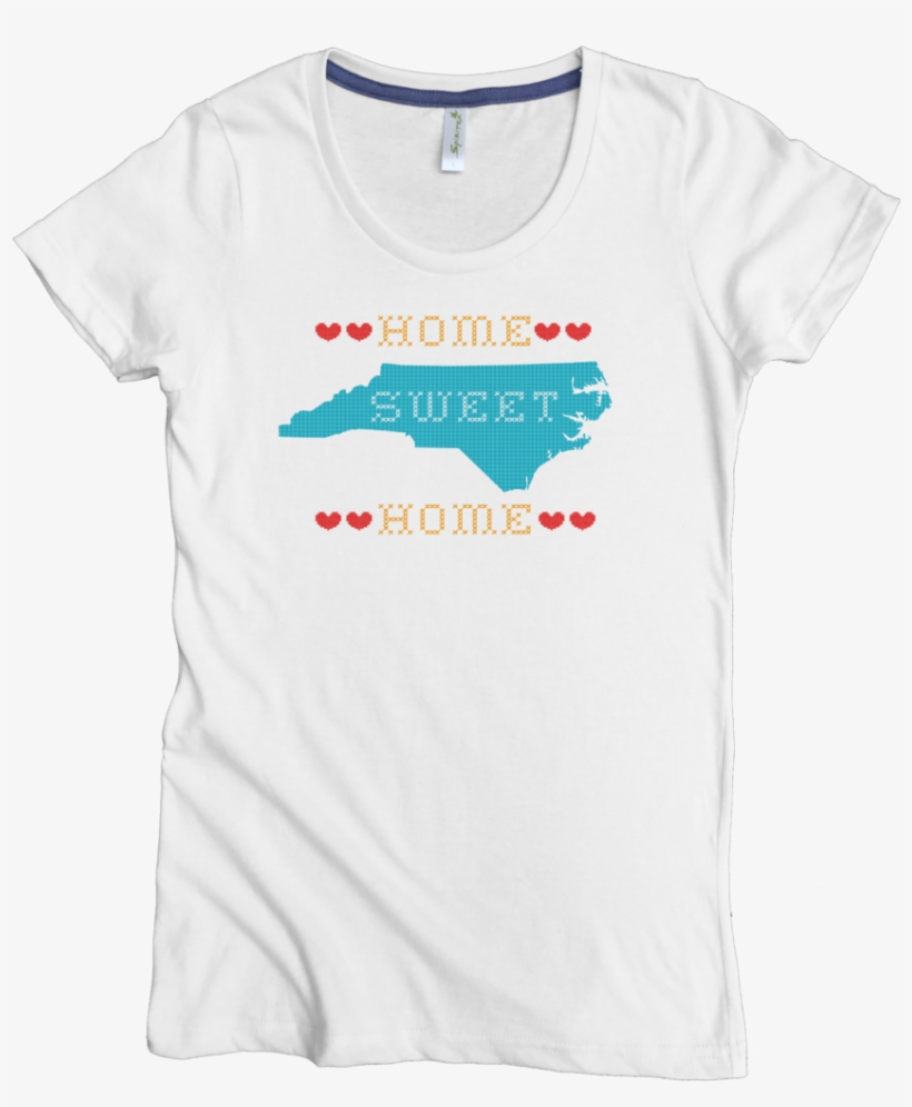 Home Sweet Home Printed On Women's Favorite Crew, transparent png #3573382
