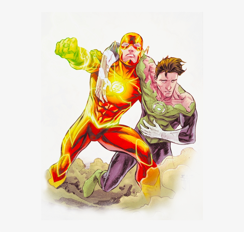 Barry Allen Amp Hal Jordan - Hal Jordan E Barry Allen, transparent png #3573729