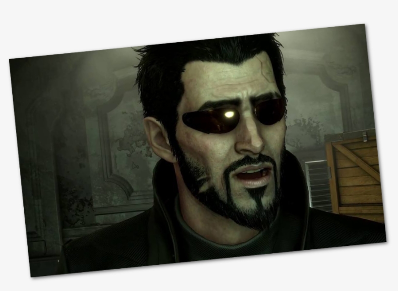 Adam Jensen's Only Limitations Represented By His Cybernetic - Square Enix Co., Ltd., transparent png #3573975
